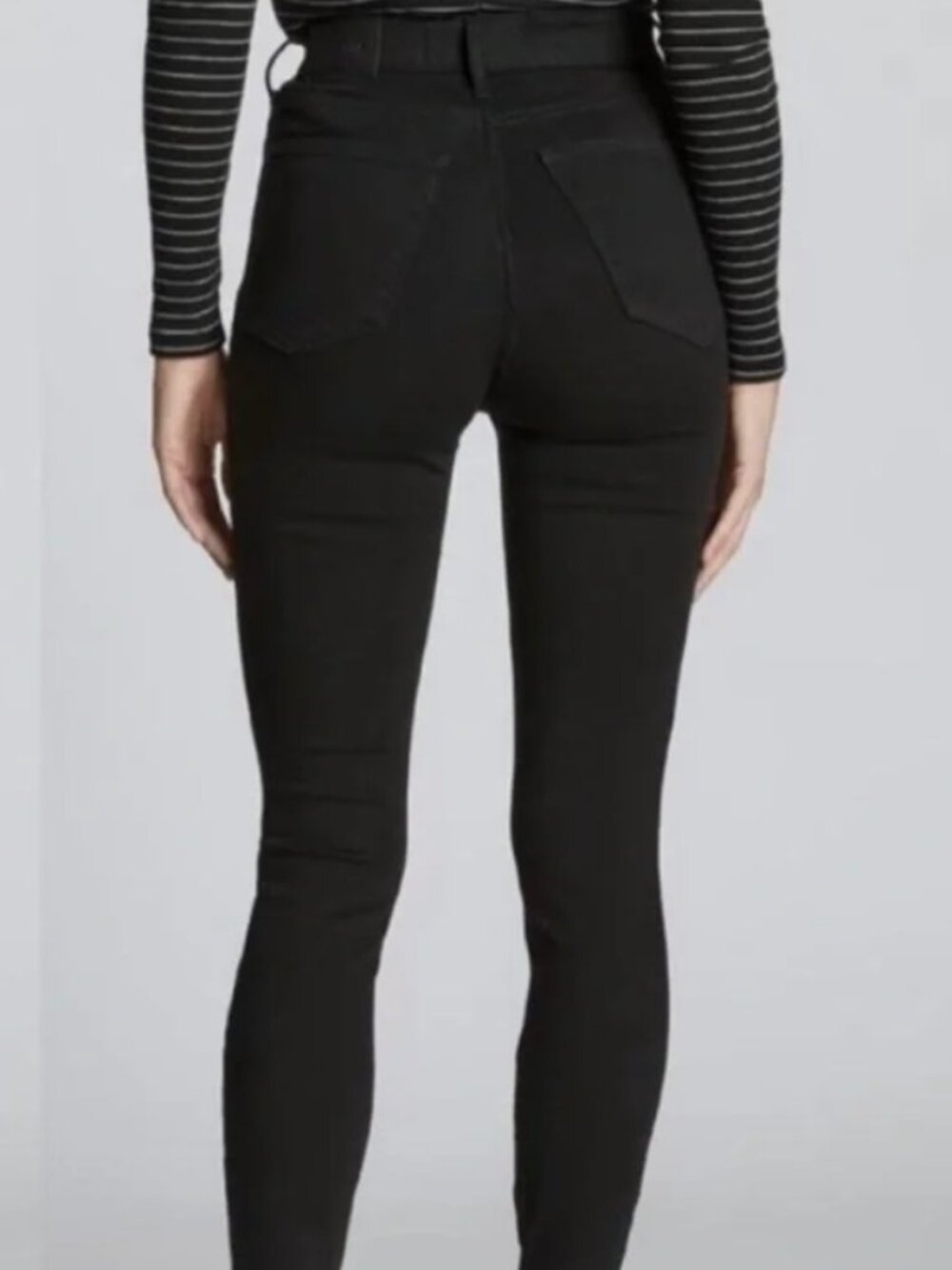 Everlane Way High Skinny Jeans Black Size 29
